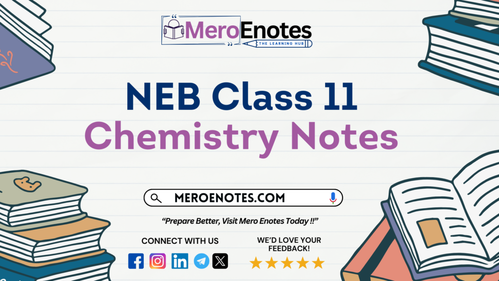 NEB Class 11 Chemistry Handwritten Notes in PDF