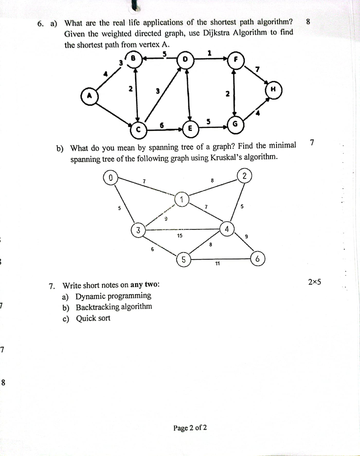 Pokhara University PU BCA DSA Question Paper 3rd Semester - Mero Enotes