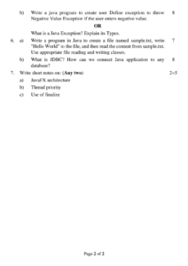 Pokhara University PU BCA JAVA Programming Question Paper 3rd Semester ...