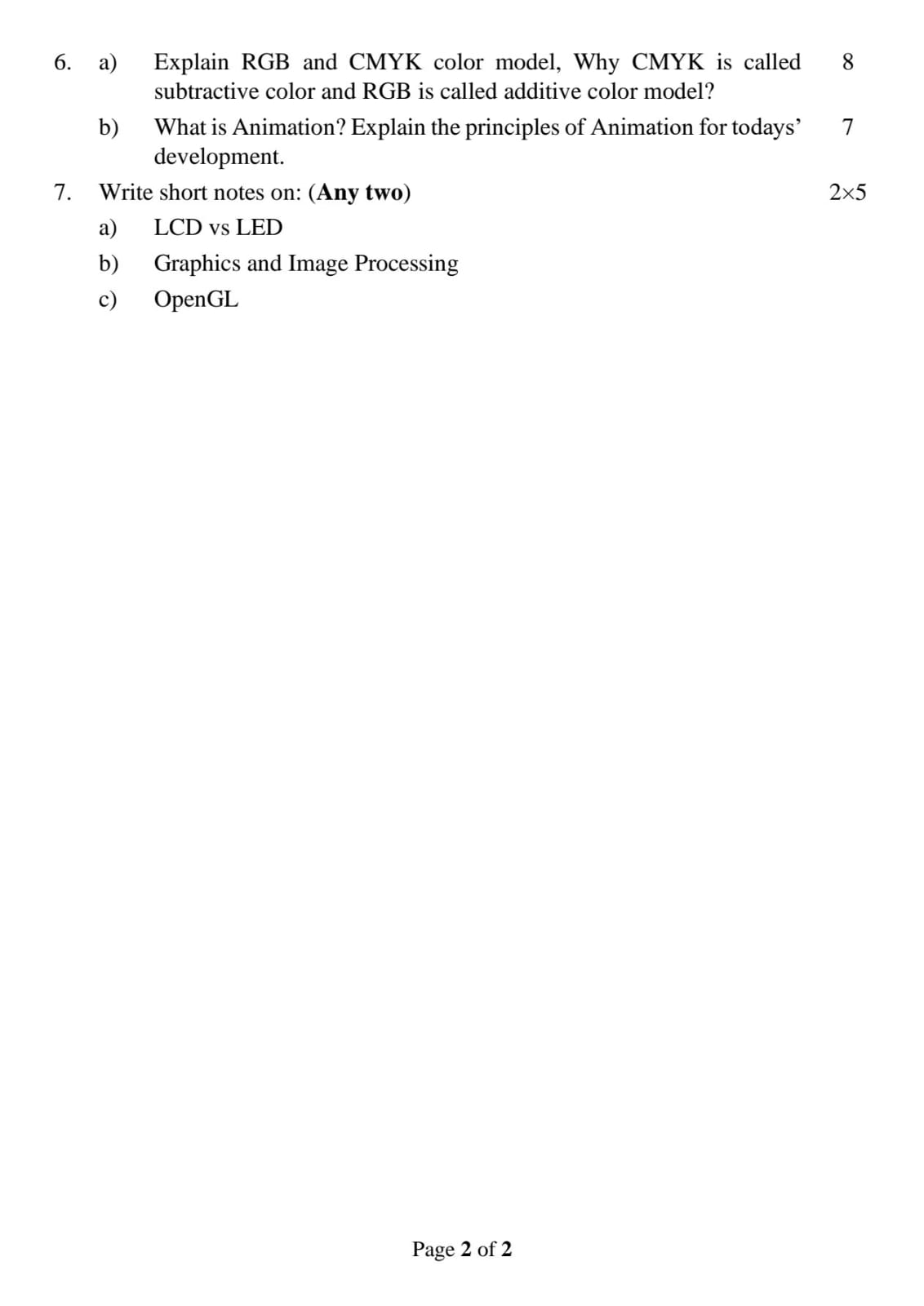 Bca Computer Graphics Pyqs Pokhara University PU BCA Computer Graphics Question Paper 4th Semester ...
