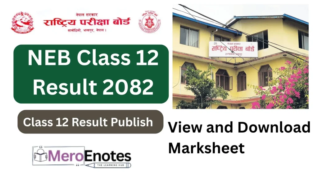 Neb Class 12 Result 2082