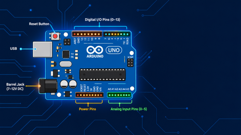 Arduino Uno Pin Diagram: Complete Pinout Guide (2026)