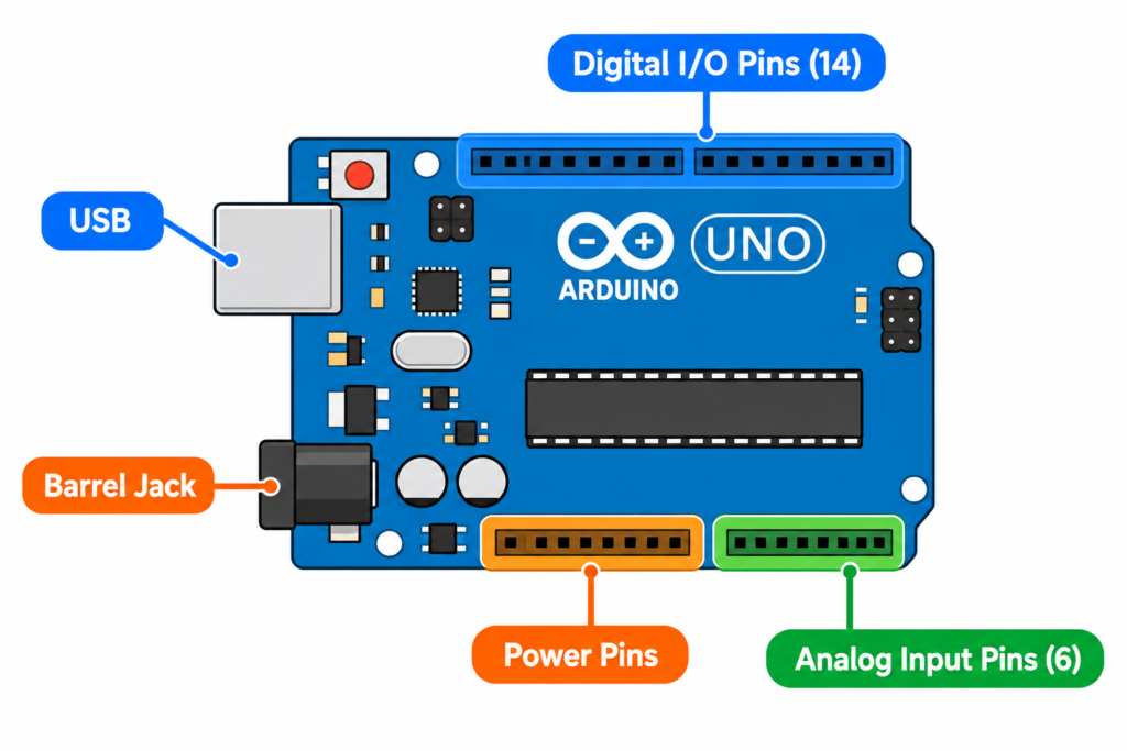 Arduino used for